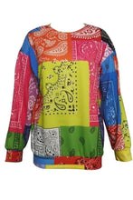 Load image into Gallery viewer, CKB Multiprint Long Sleeve Sweater
