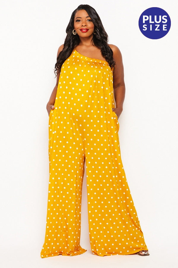 CKB Polka Dot Jumpsuit PLUS